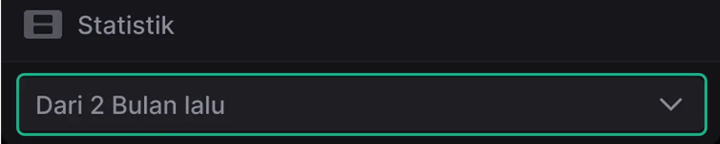 Menu Statistik