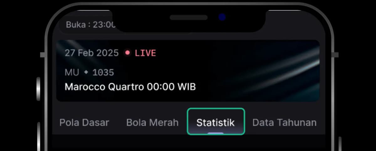 Menu Statistik